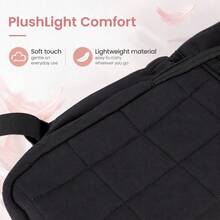 Quilted Multi-Pocket Backpack With Large Side Water Bottle Pockets For School Travel Daily Use - Black - View 5