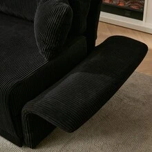 Sofas & Couches - 黑色 + 軟墊 + 軟墊 + 雙人座 - 查看 8