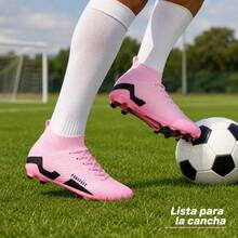 FASTFEET Men Football Shoes - Pink - View 8