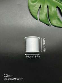 1pc Non-Elastic Fishing Line/DIY Jewelry Bracelet Necklace Earring Hair Accessory Stringing Wire 0.2/0.3/0.4/0.5/0.6mm Hanging Decorative Line - Fishing Line - View 15