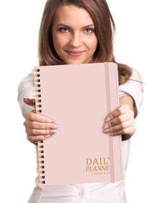 Trees 1pc Daily Planner Notebook – A5 Undated Daily Notebook Journal With To-Do List, Priorities & Notes For Work, School & Productivity, Office Supplies - Daily Notebook - View 6