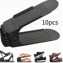 5/10/20pcs Adjustable Shoe Rack - Space-Saving, Easy To Assemble Storage Rack, Height Adjustable, Suitable For Slippers, Sneakers, High Heels And More. Closet Organization - Multicolor - View 12