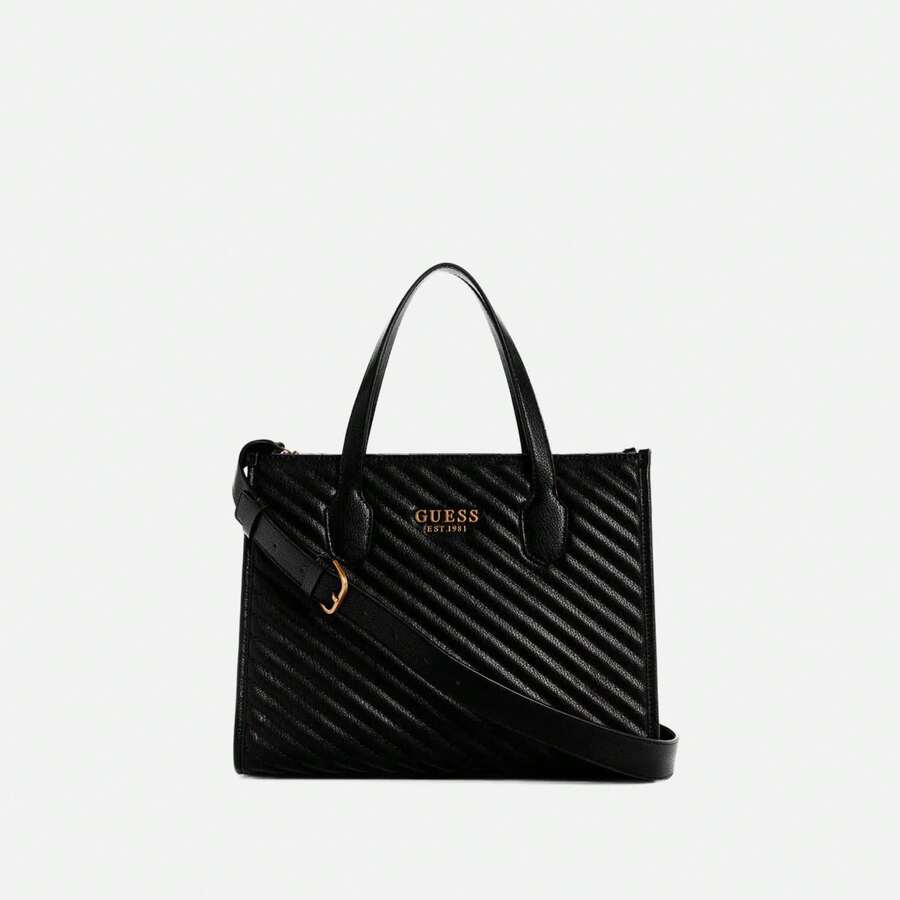 Guess Women Tote Bags - Black - View 1