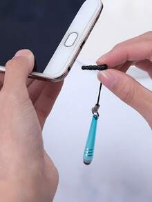 5/10Pcs Universal Capacitive Stylus Pens With Lanyard Dust Plug, Battery‑Free Touch Screen Pen, Non‑Charging Mini Stylus For Smartphones & Tablets, For Drawing Editing Gaming, Random Mixed Colors - Multicolor - View 11