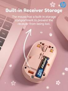 HP M241 無線滑鼠 莫蘭迪配色 1600DPI可調 輕音微動 精準辦公 多設備通用 長續航 奶茶色 - 奶茶色 - 查看 4