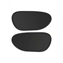 3pcs Car Sunshade Set: 1 Front Windshield Sunshade + 2 Front Side Window Sunshades, Heat Insulation And Cooling, Does Not Obstruct Driver And Passenger View - Black - View 10