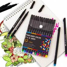 100pcs Fine Tip Stationery Set, Including Pens, Highlighters, Etc., Suitable For Students, Back To School Essential, Pink Color Scheme, Also Suitable For Office Use - Sets - View 8