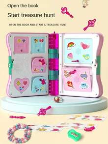 1 Set Children's Magic Book Toy, Girls Surprise Unboxing Happy Treasure Box, Diary Notebook Birthday Gift - Multicolor - View 3