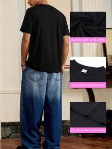 Ropa de entrenamiento para hombres - Negro - Ver 7