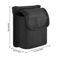 Tape Measure Pouch Belt Clip Small Tape Measure Storage Bag Electrician Carpenter Tool Tape Measure Storage Bag Storage Set - Black - View 8