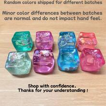 1pc Squishy Creative Ocean Series Block Fidget Toys, Multi-Item Party Gift Bags, Random Ocean Animal Styles, Slow Rising Stress Toy, Christmas Party Halloween Prize, Classroom Reward Gift Squishy - Multicolor - View 4