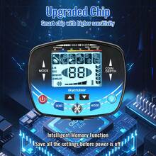 Outdoor Metal Detector, Suitable For Lawn, Garden, Yard, High Sensitivity Handheld Detector With 10-Inch Search Coil, LCD Display, Multiple Modes, Ideal For Finding Gold/Coins/, Can Detect Coins Up To 5 Feet Deep And Large Objects Up To 3 Feet Deep - Black - View 2