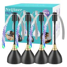 4 Pack Table Fly Repellent Fan, Foldable Reflective Blade Fan With Dual Power Supply For Dining, Picnic And Camping Use, Soundless And Portable Fly Fan Keeps Your Food Clean - A - View 9