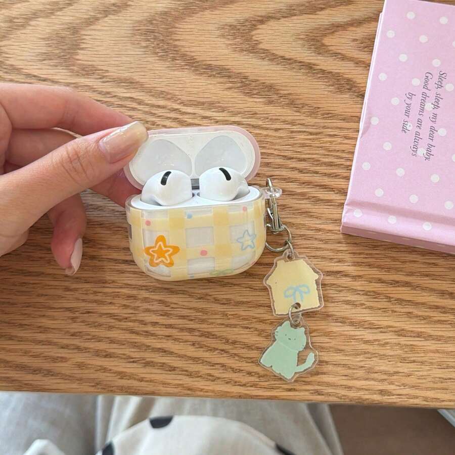 Earphone Lanyards - Light Yellow - View 1