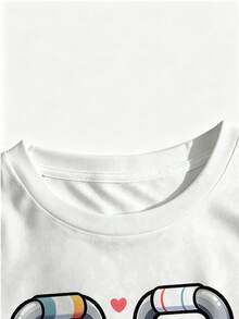 Women T-Shirts - 白色 - 查看 2