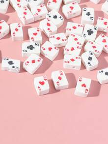 30/60pcs/Set Playing Card Design DIY Bead(Mixed Color) - Multicolor - View 4