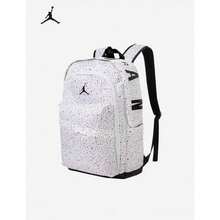 Nike JORDAN AJ Starry Pattern Basketball Backpack For High School Students, Ultra-Lightweight, Foldable, Daily Use, Size: Approx. 30.5*17.8*49.5cm - White/Black/Red - View 4