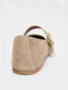 2026 Spring/Summer New Women's Bow-Decorated Ballet Flats - Apricot - View 4
