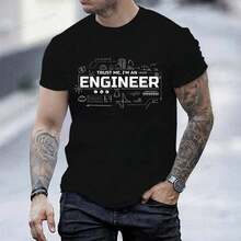 T-shirt sportiva vintage da uomo con stampa, stile atletico retrò. Streetwear unisex, cool, originale, comoda, di alta qualità, top! - nero - Visualizzare 1