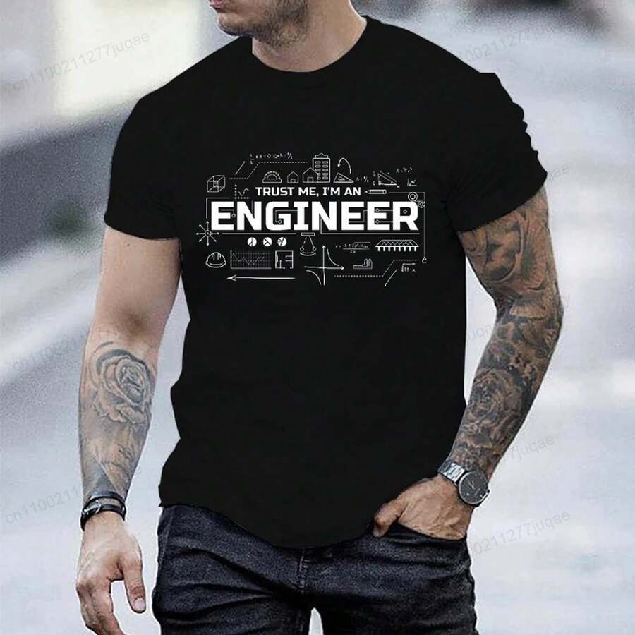 T-shirt sportiva vintage da uomo con stampa, stile atletico retrò. Streetwear unisex, cool, originale, comoda, di alta qualità, top! - nero - Visualizzare 1