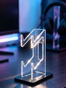 Transparent Acrylic Controller Display Stand, Desktop Game Console Bracket, Multi-Purpose Game Controller Storage Rack For Bedroom Tabletop Gaming Accessories Organizer - Multicolor - View 8