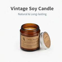 Aromatherapy Candle 4-Piece Set/1-Piece Set, Soy Wax, Plant Fragrance, Anniversary Celebration, Rich Floral Fragrance, Wedding, Valentine's Day Gift, Work, Birthday Gift, Party, Living Room Decoration And Other Scenes. Exquisite Gift Candles - Brown - View 10
