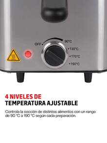 Redlemon 1.5L Compact Electric Deep Fryer, Removable Basket And Lid With Window - US A Type Plug(110-127V) - View 4