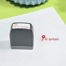 Office Supplies Grading Stamps, Spanish Language Daily Learning Outcome And Homework Evaluation Expressions, Grading Homework, Home Encouragement Scoring And Comment Stamps, Red Ink, Passed, Excellent, Qualified, Completed, Corrected And Other Assessment Stamps - Grey Case Small Spanish - View 16