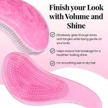 1pc Magic Detangling Comb Boxed 4 Colors Anti-Static Massage Hair Brushes Air Cushion Hairbrush Comb Festival Gift Box Comb - A - View 2