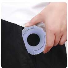XISIYUJZ Grip Strength Trainer Silicone Hand Grip Ring Finger Strength Exercise Ring Double Resistance Grip Ring Suitable For Climbing, Athletes And Stress Relief - Multicolor - View 5