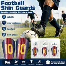 1 Pair - Football Shin Guards, Student Outdoor Soccer Activity Adult Match Leg Guards, Wear-Resistant Durable Reusable, Comfortable To Wear - Multicolor - View 2