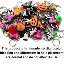 1/2/4pcs Random Halloween Keychains, Halloween Theme Decorative Charms, Perfect Party Favor Fillers, Exquisite Small Gift Keychains, Halloween Cartoon Keychains, Creative Holiday Gift Set, Portable Keychains, Suitable For Party Decoration - Multiple Styles - View 11