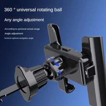 Dudukan Ponsel Mobil Mini Baru, Klip Ventilasi Udara Tak Terlihat, Kait Logam, Dudukan Navigasi, Rotasi 360° Horizontal Vertikal Miring, Universal Stabil Anti Guncangan, Pemasangan Satu Tangan, Tidak Menghalangi Pandangan, Kompatibel dengan Ponsel 4-7 Inci - MultiWarna - View 6