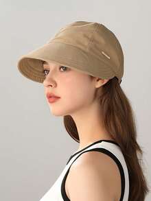 1pc Multicolor Breathable Sun Protection Baseball Cap, Fashionable Multi-Purpose Duckbill Hat With Mask Hook, Soft Foldable, Suitable For Outdoor Activities And Daily Wear, Women's Hat, Men's Hat, UV Protection, Holiday Gift - Multi-color - View 3