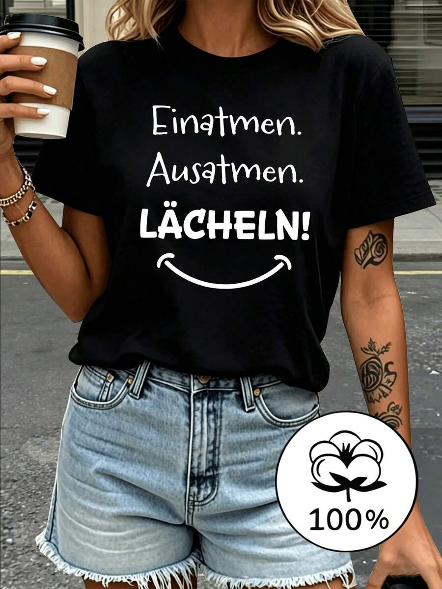 Women T-Shirts - Black - View 1