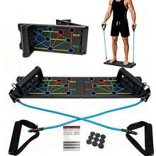 1PC Push-Up Board With Hidden Handle, Multi-Functional Push-Up Training Board, Home/Dorm/Gym Fitness Equipment For Men And Women, Strength Training Rack - Multicolor - View 10