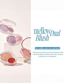 FWEE Mellow Dual Blush RS02 Humming Talk Rubor Compacto Doble Tono Efecto Blur 7.2 g - Multicolor - Ver 3