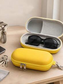 1pc EVA Eyeglass Case - Hard Shell Anti-Scratch Glasses Storage Box - Portable Storage Bag - Ideal Gift For Mother's Day, Valentine's Day And Women - Protective Case - Multicolor - View 5