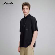 +Phenix Phoenix Men's Quick-Dry Short Sleeve 2026SS New Outdoor Casual Knit Polo Shirt - Black - View 2
