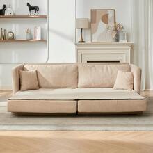 Sofas & Couches - 米色 + 軟墊 + 雙人座 + 軟墊 - 查看 8