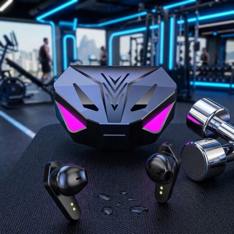 Fone de Ouvido Gamer X15 TWS Bluetooth 5.3 Sem Fio com Baixa Latência e LED - 1 unidade - Visão 1