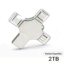 2TB USB 4-In-1 Flash Drive, Memory Stick, External Storage, Compatible With Phone/IPod/Computer/IOS And Android/PC - View 10