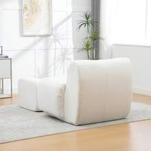 Chaise Lounges - 象牙色 + 雪尼爾 + 1 個座位 - 查看 2