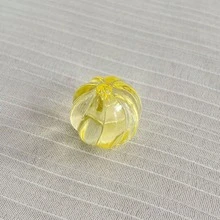 20顆透明壓克力南瓜穿孔珠，透明色南瓜散珠，DIY手鍊吊飾手工珠寶配件 - 彩色 - 查看 24