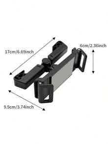 Car Headrest Back Seat Tablet Holder, Telescopic Foldable Car Phone Mount, Universal For Rear Seat 4.7-13 Inch Tablets , Long-Distance Movie Watching Bracket - Multicolor - View 8