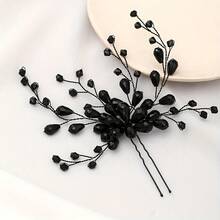1pc Elegant Iron Hair Stick Bridal Wedding Hair Accessory For All Seasons,Halloween - Color - View 4