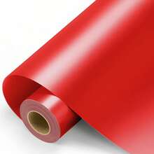 12英吋 X 10英呎永久性乙烯基，黑色/白色/紅色亮面自黏乙烯基捲，家具用自黏乙烯基，自黏乙烯基壁紙，室內/室外防水裝飾，DIY馬克杯，牆貼，汽車貼紙，標誌，標籤，亮面且防水 - 12x10ft - 查看 14