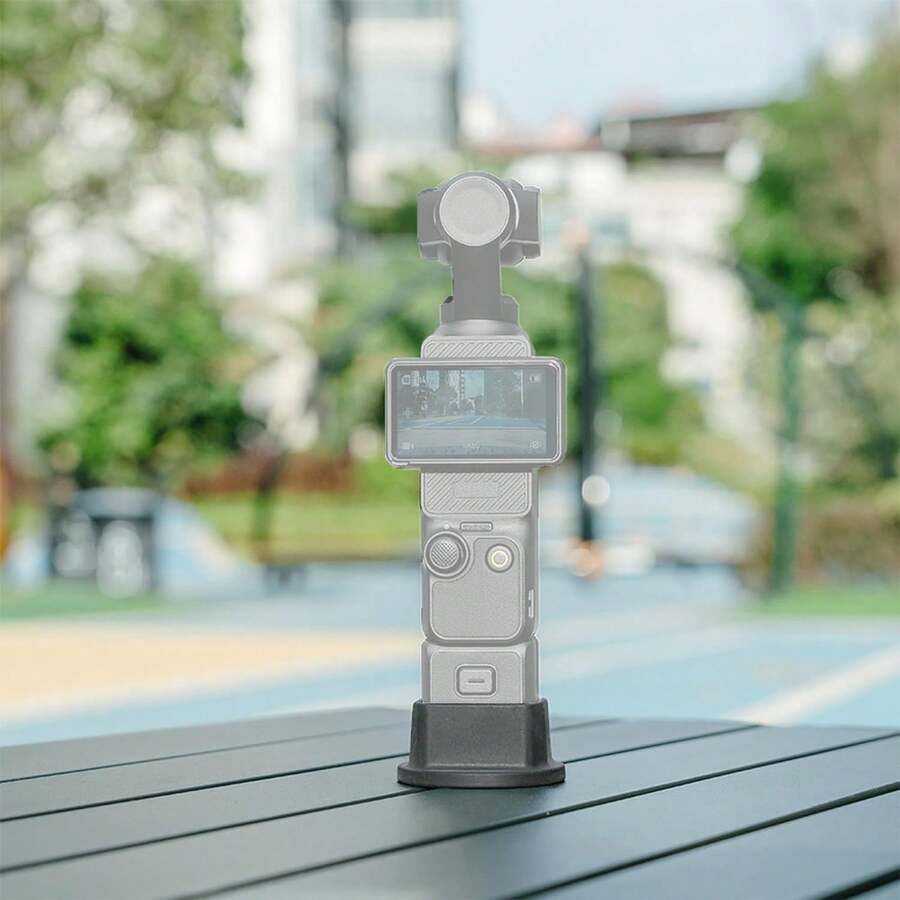 FCV 1pc Silicone Base Extension Accessory, Non-Slip Desktop Stand, Compatible With Osmo Pocket 4 & 3 Camera - View 1