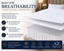 Microfiber Quilted Mattress Protector 30 Cm Deep Fitted Elasticated All Bed Size Mattress Cover - White - View 7