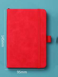 A6 Minimalist Notebook With Closure Strap, Fashionable Business Office Memo Pad And Diary, Compact Size Suitable For Students' Daily Notes, Lightweight And Portable, Applicable For Learning, Work Planning And Daily Recording - Multicolor - View 13